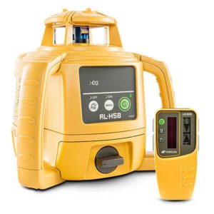 Topcon RL-H5B (1021200-71) Self-Levelling Construction Red Beam Rotary Laser with LS-80X Receiver
