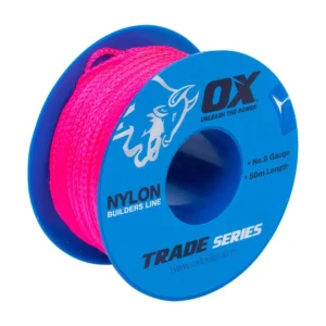 OX Tools OX-T102905 OX Trade 8# 50M Pink Builders Line